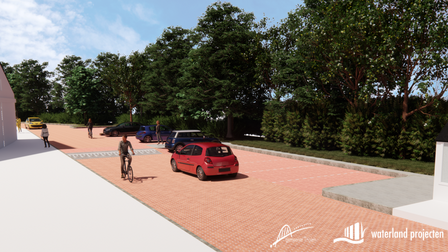 Impressie 1 ontwerp Hoge Markt Scherpenisse