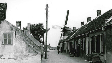 Straat in Stavenisse in 1950