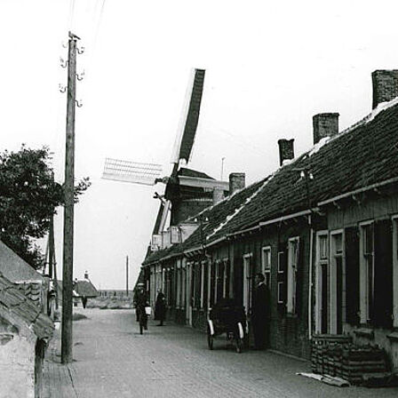Straat in Stavenisse in 1950