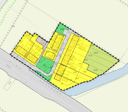 Huidige bestemmingsplankaart De Sluis Huidige bestemmingsplankaart De Sluis